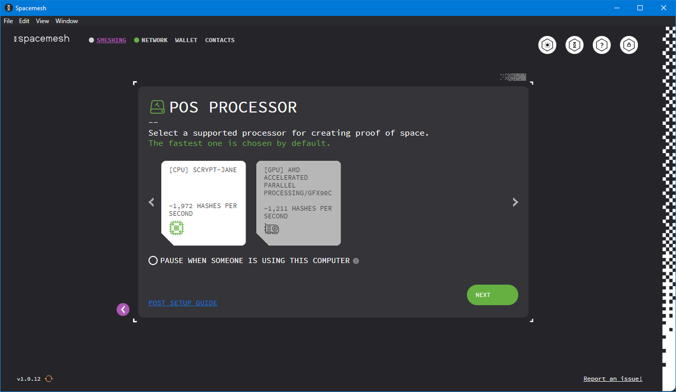 SMAPP: PoS processor